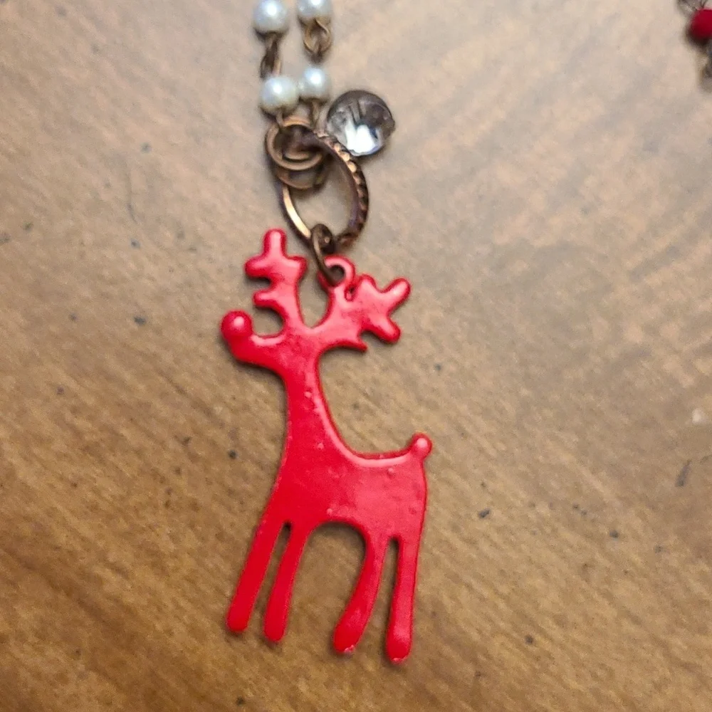 Rudolph Reindeer Necklace - Picture 4 of 4
